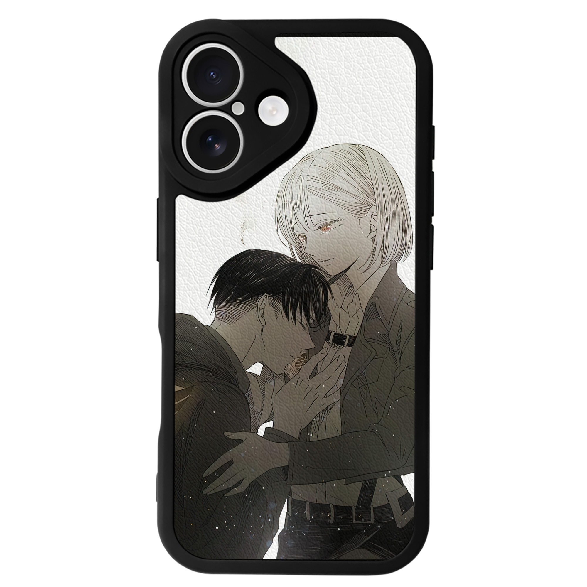 （画像用） 進撃の巨人 Attack on Titan 【iPhone 16シリーズ対応】シリコンスマホケース（レザー調） 材質：シリコン